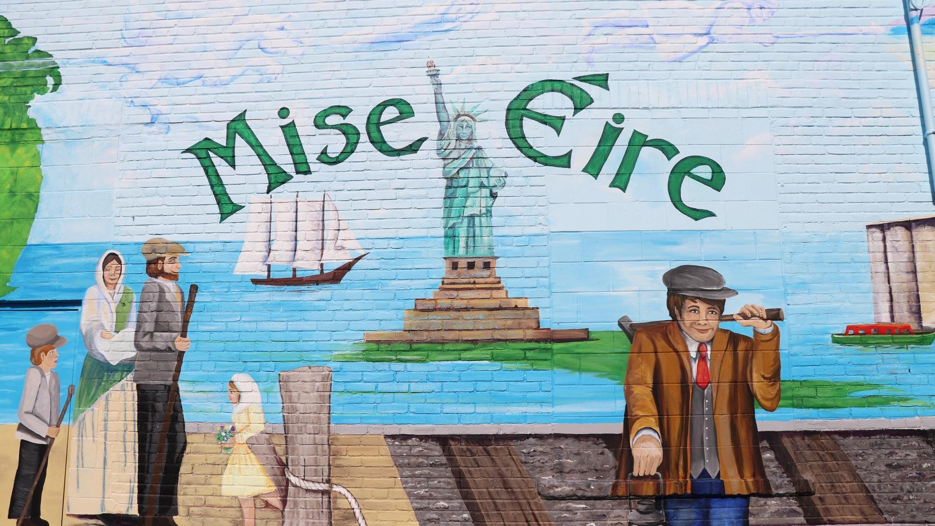 Mise Eire Irish Mural