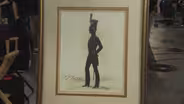 Appraisal: General George Washington Getty Silhouette & Cane