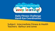 Intermediate Fitness: Daily Challenge / Hand-Eye Cordination