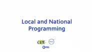 Local and National Programming