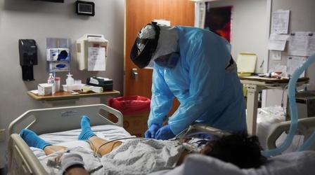 Video thumbnail: PBS NewsHour In El Paso, hospitals rush to accommodate COVID-19 surge