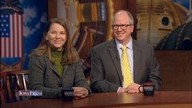 Video thumbnail: Iowa Press Political Science Professors Donna Hoffman and Dave Peterson