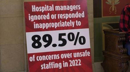 Video thumbnail: Almanac: At the Capitol Nurses at the Bedside and Paid Family Leave Acts