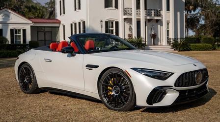Video thumbnail: MotorWeek 2023 Mercedes-AMG SL63 & 2023 Cadillac Escalade V