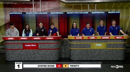Video thumbnail: Granite State Challenge Oyster River V. Trinity