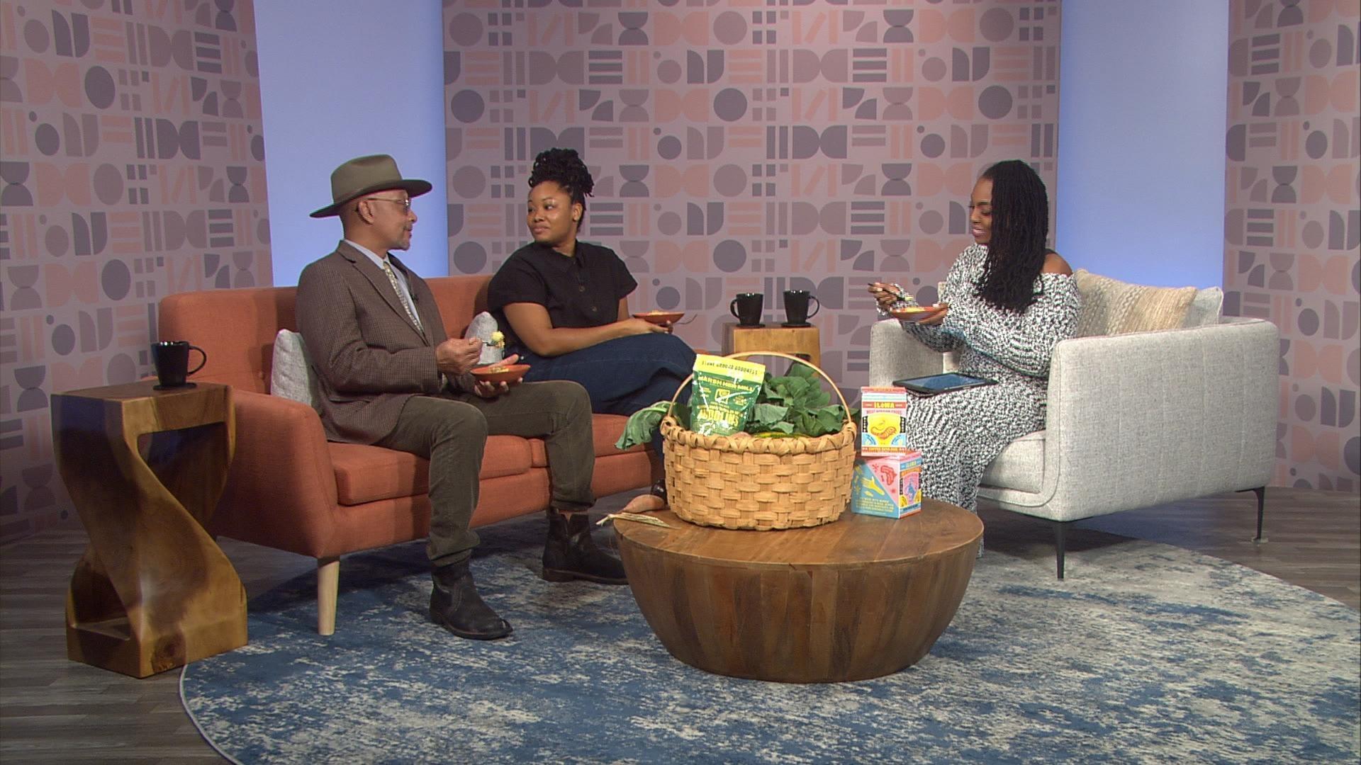 Host of Black Issues Forum Kenia Thompson and guests.