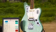 Appraisal: 1966 Fender Jaguar Custom Color Guitar & Chart