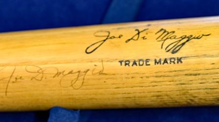 Video thumbnail: Antiques Roadshow Appraisal: Signed Joe DiMaggio Game-used Bat