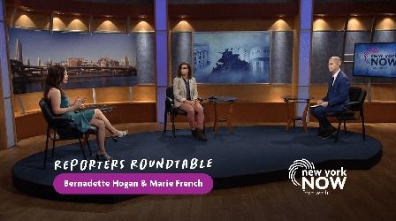 Video thumbnail: New York NOW Reporters Roundtable: Marie French, Bernadette Hogan, Zucker
