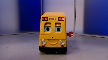 Video thumbnail: Student Spotlight “Barney the Bus” Helps with Traffic and Bus Safety