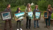 Appraisal: Bob Ross Alaskan Oil Paintings, ca. 1970