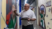 Incarcerated man transforms prison hallway with mural project