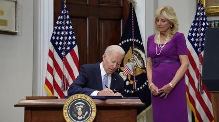 Video thumbnail: PBS NewsHour News Wrap: Biden signs major gun safety legislation
