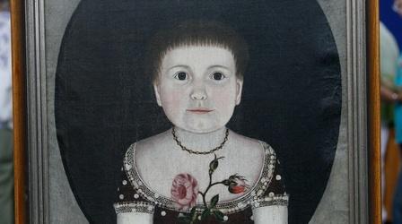 Video thumbnail: Antiques Roadshow Appraisal: 1786 Folk Art Child's Oil Portrait
