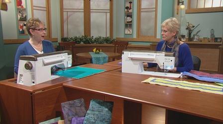 Video thumbnail: Sewing With Nancy Free-Motion Quilting 1-2-3 - Part 2