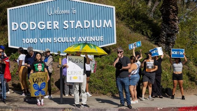 Federal agents are denied access to Dodger Stadium