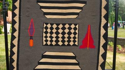 Appraisal: Navajo Pictorial Masons Weaving, ca. 1930
