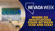 Where do negotiations stand between CCSD and CCEA?