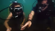An Underwater Dive to see the Sunken Basilica Up Close