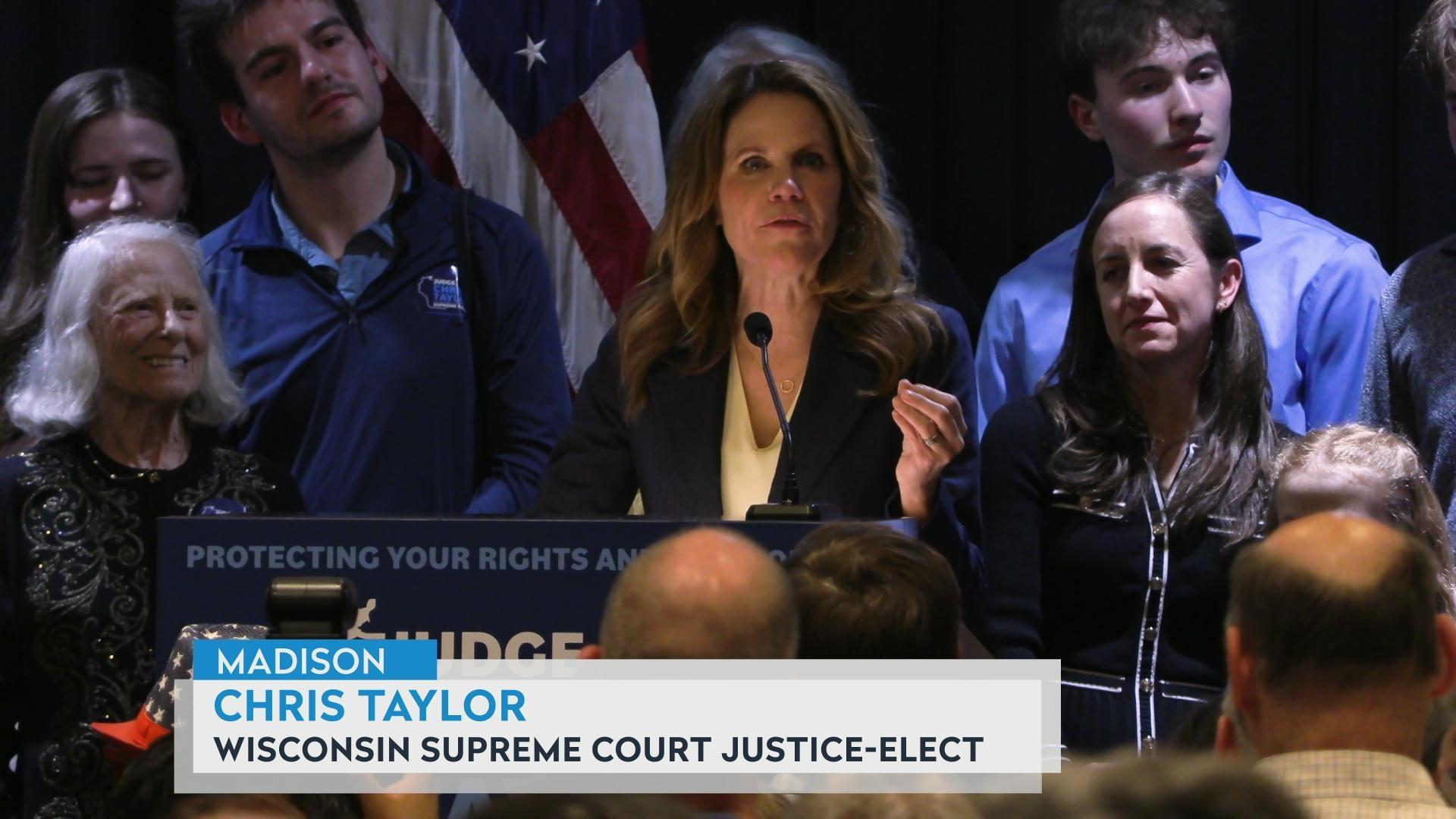 Justice-elect Chris Taylor on her 2026 election victory