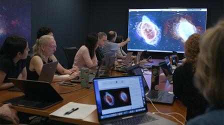 Video thumbnail: NOVA NASA Reacts to the James Webb Space Telescope Images