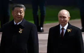Putin uses WWII celebration to strengthen ties with China