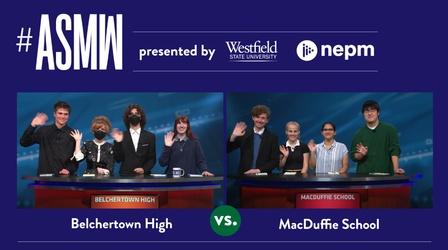 Video thumbnail: As Schools Match Wits Belchertown High Vs.MacDuffie School (Jan 14 at 7p.m.)