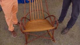 Appraisal: Adirondack Twig Rocking Chair, ca. 1930: asset-mezzanine-16x9