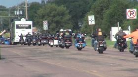Video thumbnail: South Dakota Public Broadcasting The Wall that Heals Ride Along