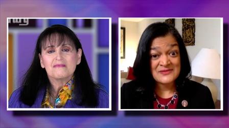 Video thumbnail: To The Contrary Interview with Rep. Pramila Jayapal
