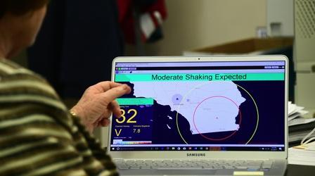 Video thumbnail: PBS NewsHour Earthquake alert app could give the West Coast vital warning