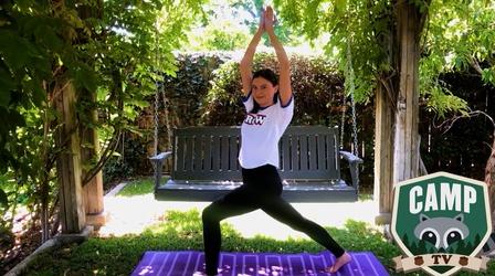 Video thumbnail: Camp TV Crescent Lunge with Sarah
