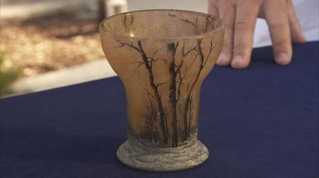Video thumbnail: Antiques Roadshow Appraisal: Daum "Winter Scene" Enamel Glass Vase, ca. 1906