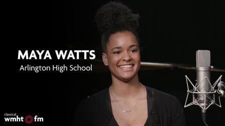 Video thumbnail: Classical Student Musician of the Month April 2022 | Maya Watts