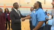 Mayor Brandon Johnson Meets With Men in Prison Working Toward Northwestern University Degrees