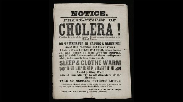 Cholera and the Modern Public Health System