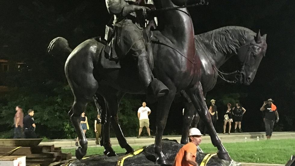 How cities prepare for tensions over Confederate statues image
