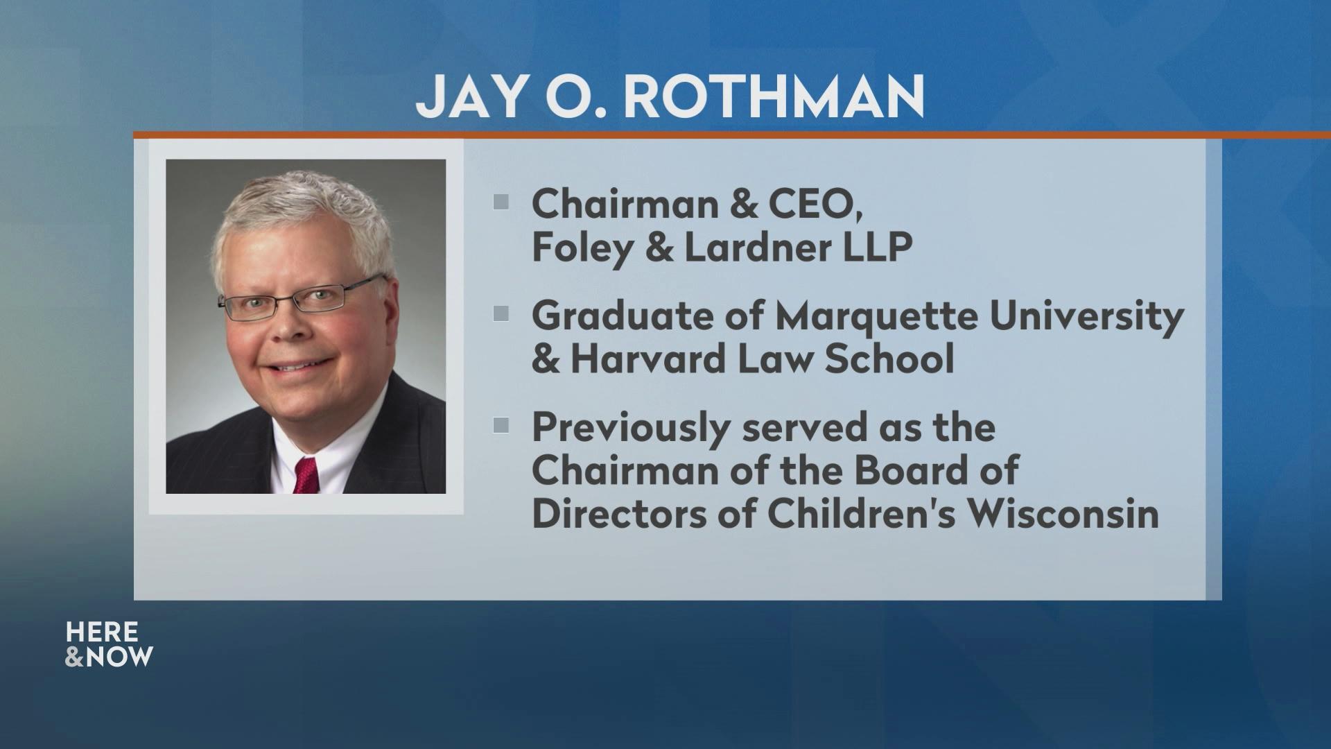 UW System announces Jay Rothman as new president