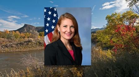 Video thumbnail: Our Land: New Mexico’s Environmental Past, Present and Future U.S. Rep. Melanie Stansbury on Water & Climate