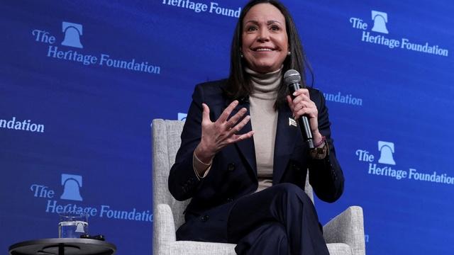 Machado urges U.S. leaders to push for democratic Venezuela