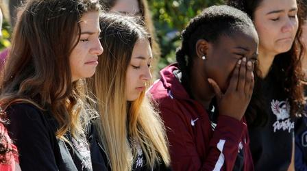 Video thumbnail: PBS NewsHour Florida school grieves deadly shooting by teen suspect