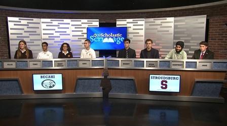 Video thumbnail: WLVT Scholastic Scrimmage Scholastic Scrimmage: Becahi vs. Stroudsburg HS