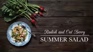 Radish and Oat Berry Summer Salad