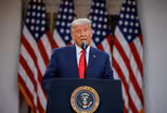 Trump makes 1st public remarks since Biden's win