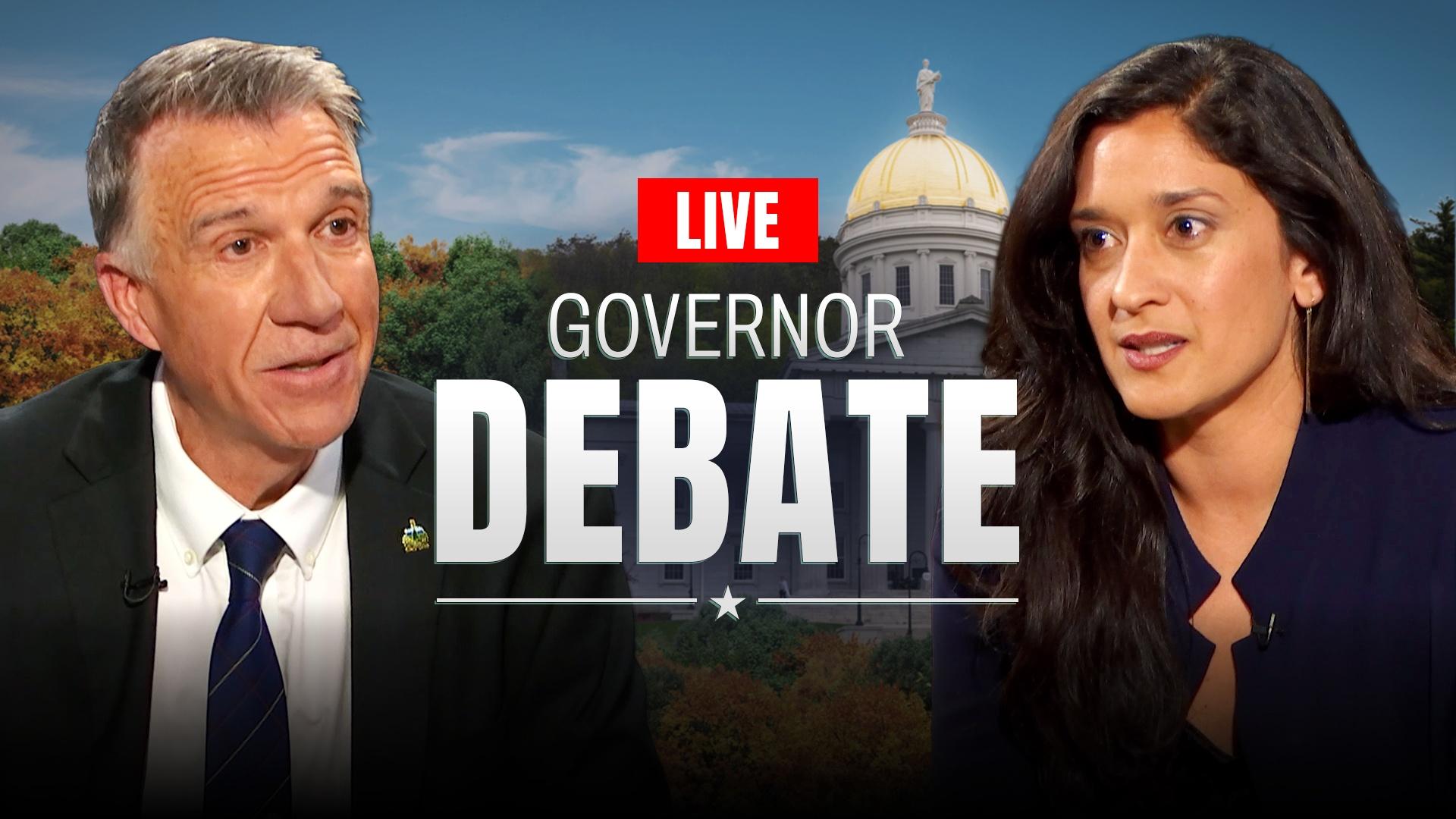 Incumbent Gov. Phil Scott faces challenger Amanda Janoo.