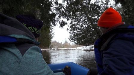 Video thumbnail: Destination Michigan Winter Rafting on the Sturgeon River