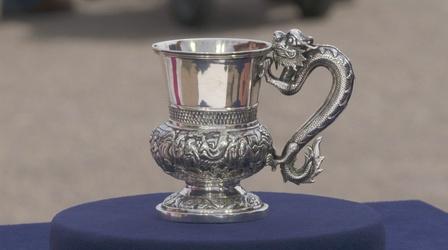 Appraisal: Leeching Chinese Export Silver Cup, ca. 1870