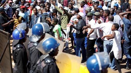Video thumbnail: PBS NewsHour Can Mnangagwa bring Zimbabwe together after election unrest?