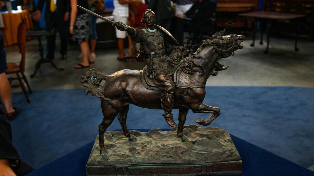 Antiques Roadshow | Appraisal: 1886 Eugene Lanceray Bronze Svyatoslav