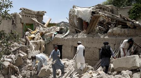 Video thumbnail: PBS NewsHour News Wrap: Recovery efforts underway after Afghanistan quake